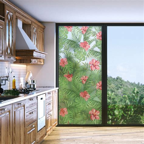 decorative static cling window film|static cling perforated window film.